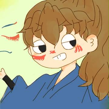 三郎とお狐模様