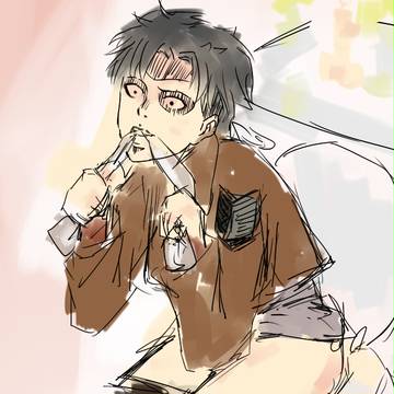 進撃の(便秘)里維兵長+艾倫