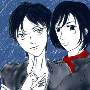 エレンとミカサ