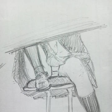 ちょっぴりエッチなアングル