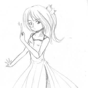 A girl who is holding a knife