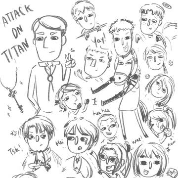 Doodling on Titan.