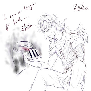 かっこいいZedの顔を想像したら