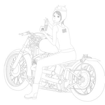 ドロイ子の旅~やっぱバイクにした篇~