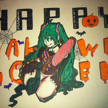 ハロウィンミクちゃん