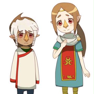 Meldi and Komali ( ゼルダの伝説 風のタクト)