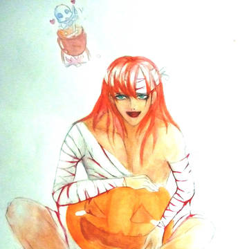 水彩習作 Halloween