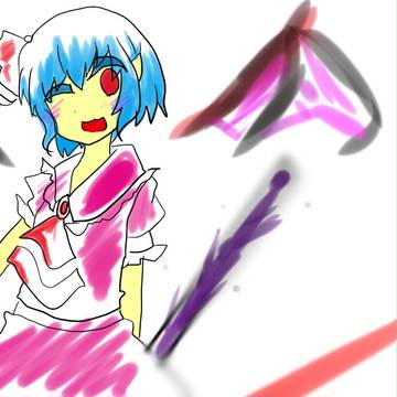 レミリア落書き　2作目