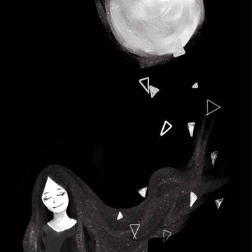 A piece of the moon