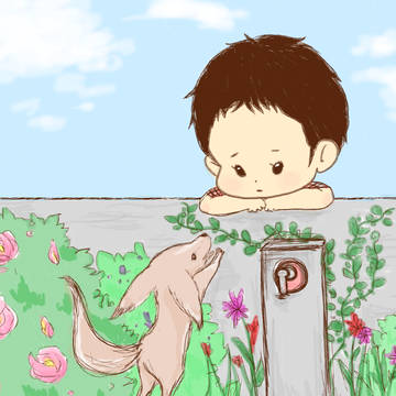 うどんちゃんとこいぬちゃん