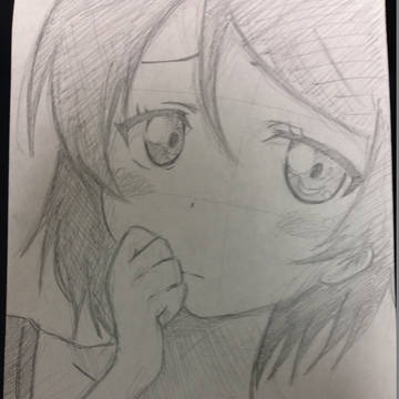 ラブライブ　かよちん描いてみたよー♪