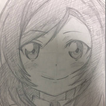 ちょっと失敗！ラブライブ　真姫ちゃん描いてみたよー♪