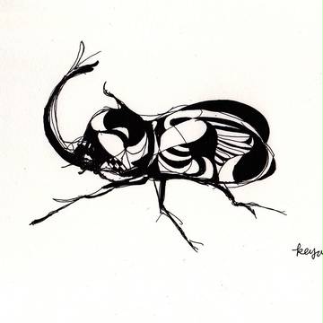 カブトムシ。