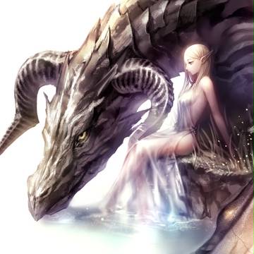 ドラゴンとエルフ