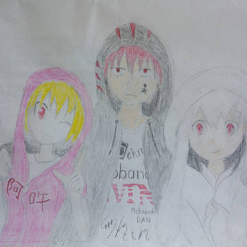 【カゲプロ】如月モモ＆マリー＆どっかの誰か（オリキャラ）