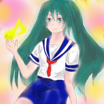 セーラー服のみっくみく…