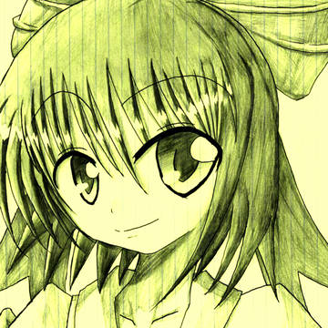 チルノちゃん　なぜか黄色に……。