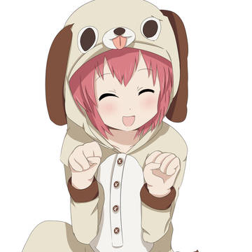 ブログ用イラストあかりワンワン