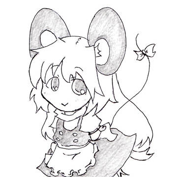 ねずみまりさ　描いてみた