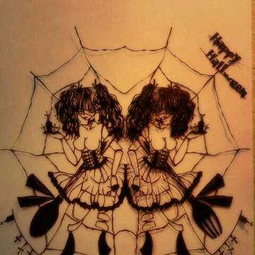 ハロウィン切り絵