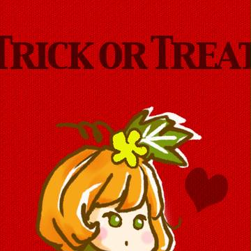 温泉あんず　あんちゃん　ハロウィン待受壁紙　 iPhone