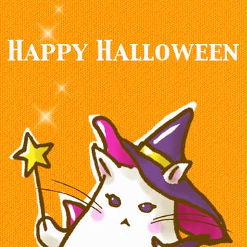温泉あんず　たまちゃん　ハロウィン待受壁紙　 iPhone