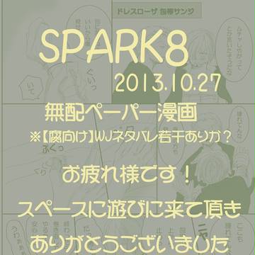 スパーク８　おまけまんがペーパー　【腐向け　ZS】