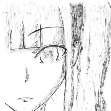 初・筆ペン画@試し書き