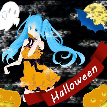 Black cat Miku