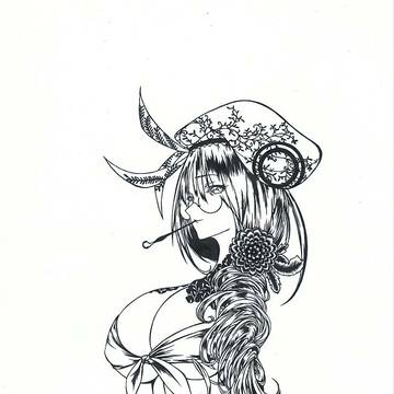 いっぱさん　切り絵
