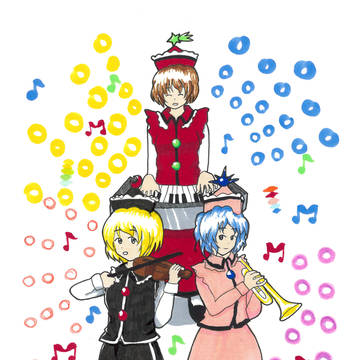 プリズムリバー楽団の騒音姉妹
