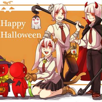 怪物達でハロウィン