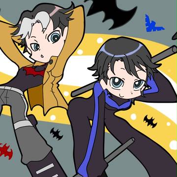 Nightwing&Redhoodwith...