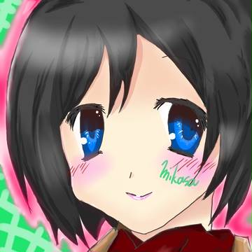 【進撃の巨人】の『ミカサ・アッカーマン』を描いてみた