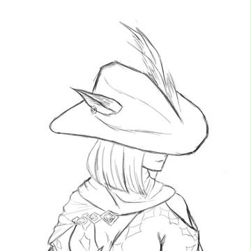 FF14　吟遊詩人鉛筆