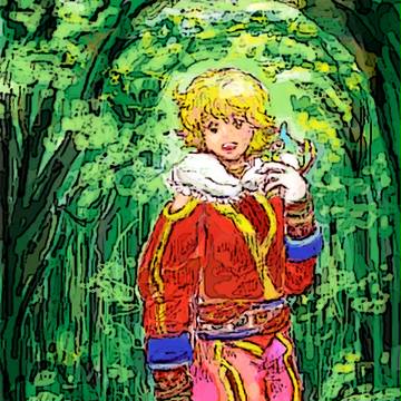 金髪の子描くの苦手