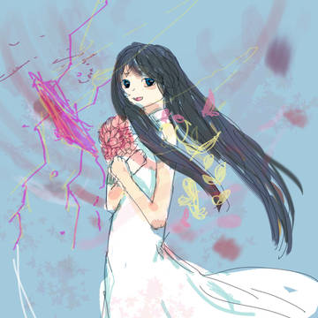 花色の美少女