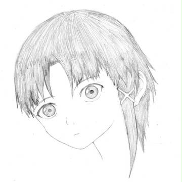 玲音　試し描き