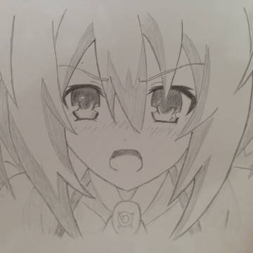ブランをシャーペンで描いてみた