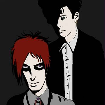 Tall and Red Goth