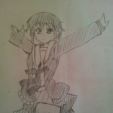 初描き 長門さん模写