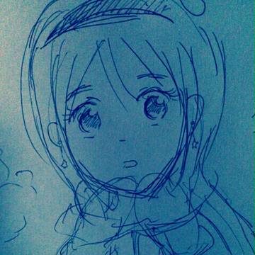 女の子 冬(らくがき)