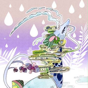 雨の音色に後押しされて