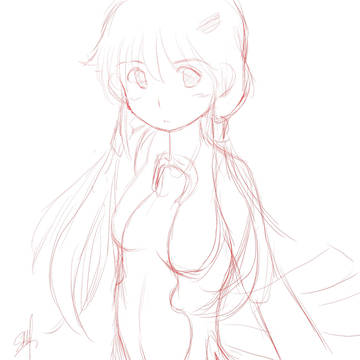 楪いのり(下絵)