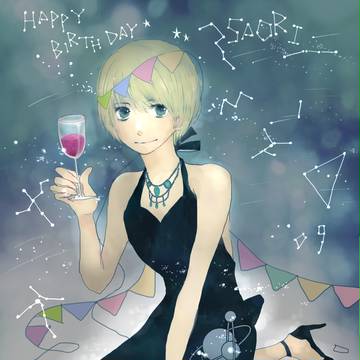 saori happy birth day!