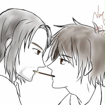 pocky食べてww