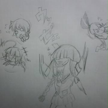 描けば出ると聞いて描いてみた・・・