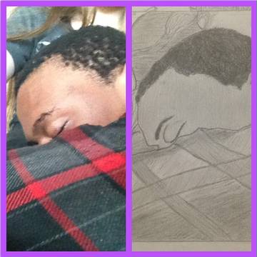Drawn X Photo