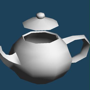 ティーポットをモデリング