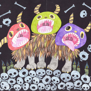 「３匹のガオガオドン」